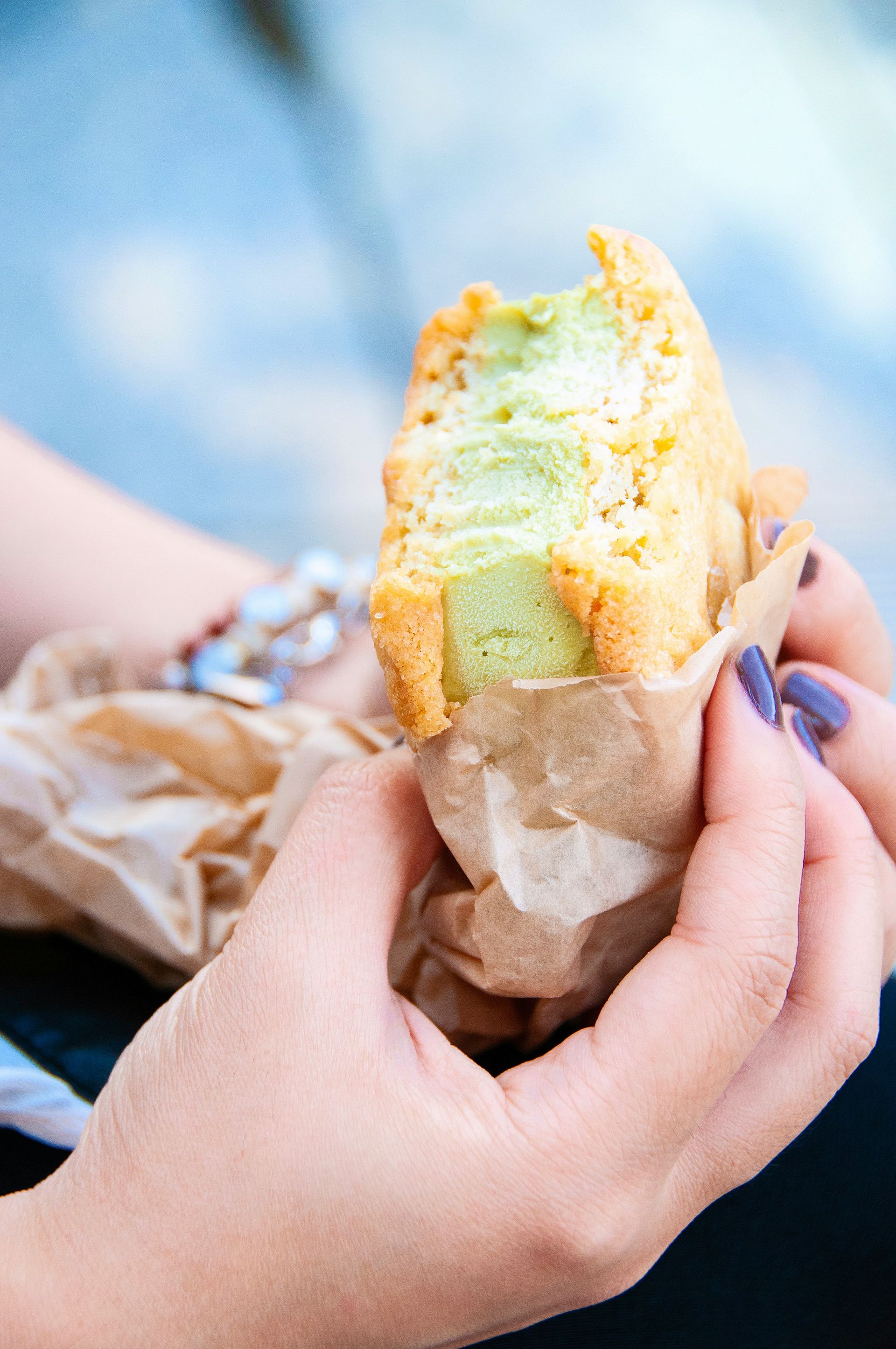 ice cream burger